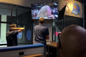 互穿训练服，愉快的队内氛围